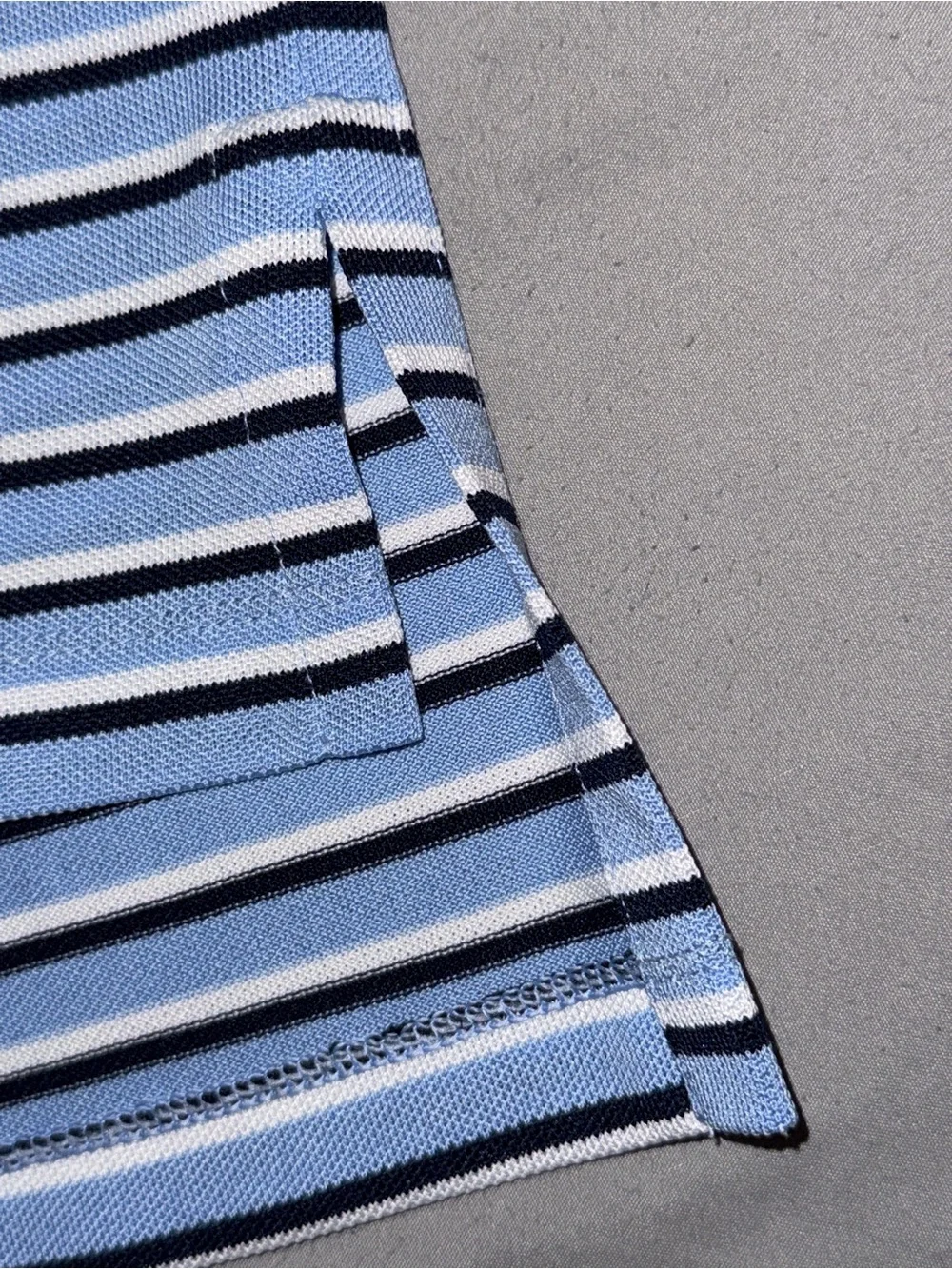 Polo by Ralph Lauren performance Light Blue Striped Polo Shirt